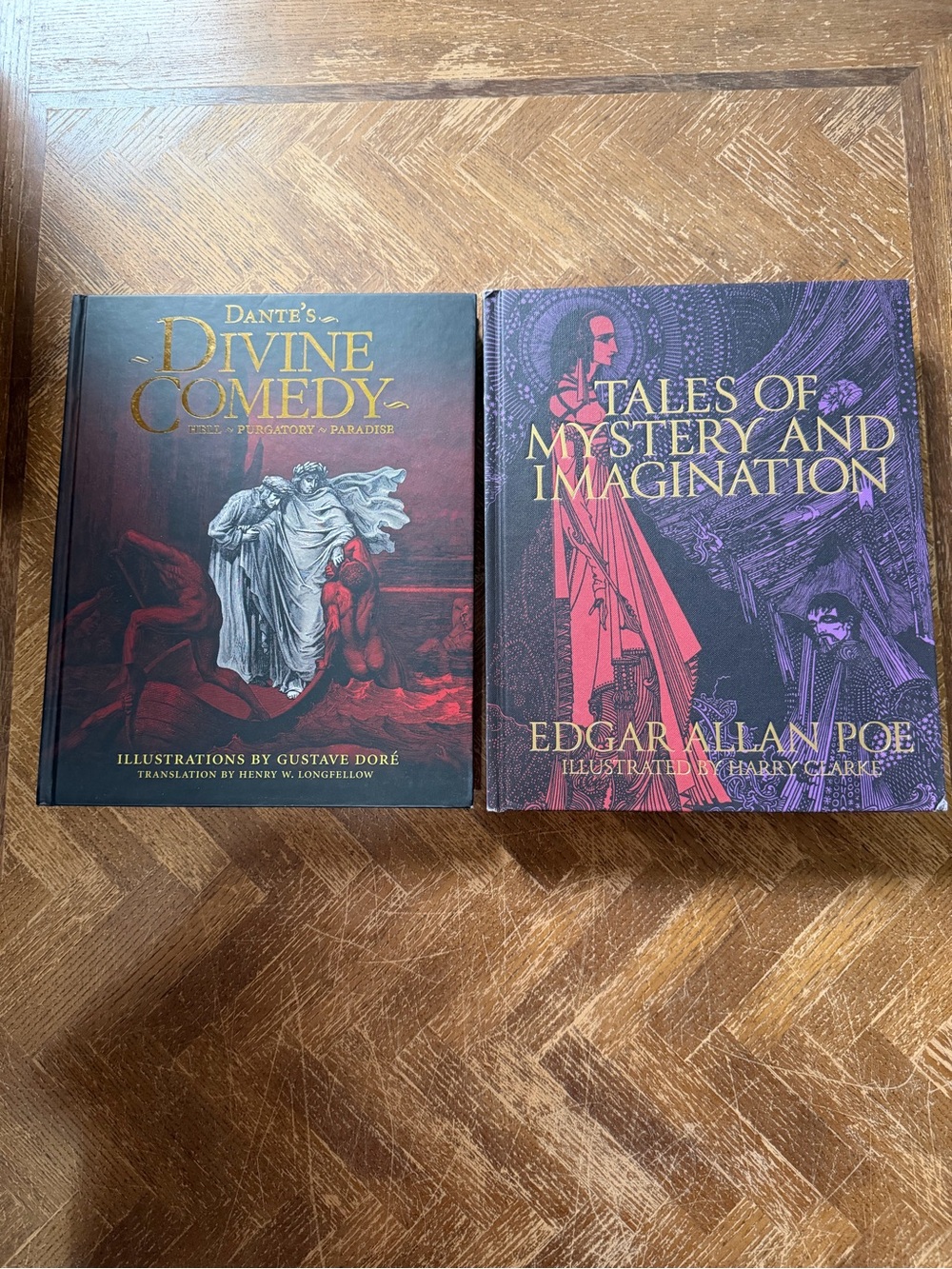 Edgar Allan Poe and Dante’s Divine Comedy Books